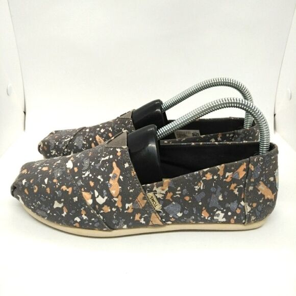 Toms Alpargata Canvas Flats Shoes Women's Size 8 Grey - Picture 2 of 8